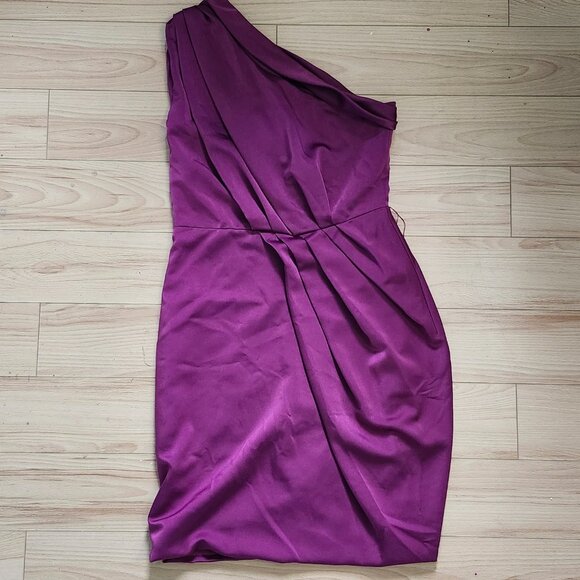 HUGO BOSS | One Shoulder Drape Dress - Picture 11 of 11